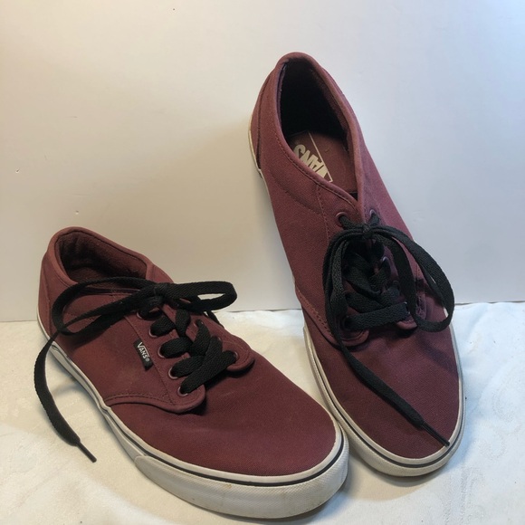 Vans Sneakers Men’s Size 11 Burgundy - Picture 12 of 12